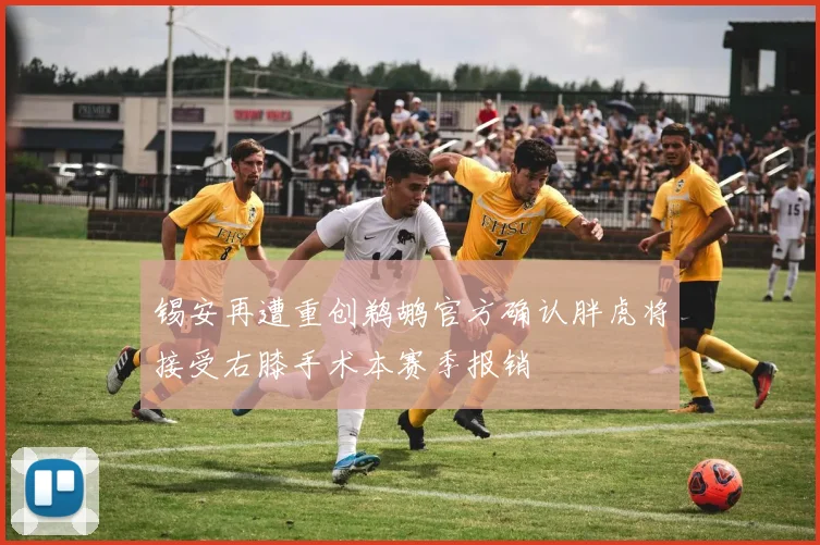 锡安再遭重创鹈鹕官方确认胖虎将接受右膝手术本赛季报销